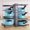 Pot Holder Cutting Board Holder Pan Pot Organizer Accessories Kitchen Cookware Storage Rack