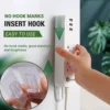 Home Plastic Hooks Waterproof Sticky Hook for Kitchen Bathroom Shelf Sticker Strong Adhesive Hook Hanger