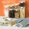 Airtight Food Storage Container Stackable Plastic Kitchen Storage Box