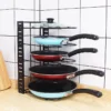 Pot Holder Cutting Board Holder Pan Pot Organizer Accessories Kitchen Cookware Storage Rack