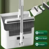 Home Kitchen Office Floor Broom Dustpan Scrub Self Cleaning Dustpan Teeth Sweeping Tools