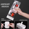 Snacks Airtight Container Kitchen Sealed Jar Leak resistant Transparent Cereal Storage Container Food Jar