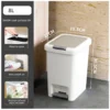 Pedal Trash Can Pedal Trash Bin Dustbin Kitchen Rubbish Bin