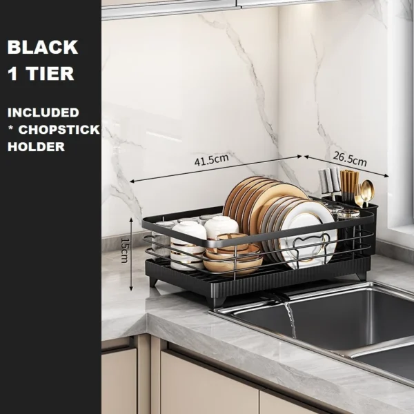 Multi Layer Carbon Steel Dish Rack
