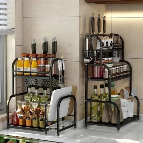 Carbon Steel Storage Rack Condiments