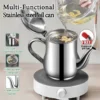 Stainless Steel Oil Filter Pot and Strainer for Kitchen   Durable Oil Dispenser Container for Cooking Oil Storage