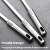 Cooking Utensil Set   Stainless Steel Spatula and Kitchen Tools for Everyday Cooking One Kitchenware Set for Homes