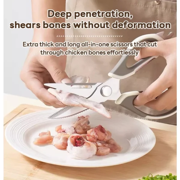 my-11134207-820lh-mjjaoagzh0jr0f.webp Ultra Sharp Gunting Kitchen Scissors Heavy Duty Stainless Steel Scissors for Meat Herbs and Daily Cooking