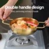 Small  pot stainless steel pot ideal for Korean ramen tant noodles seafood cooking and kimchi stew food pot