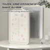 Heavy duty stainless steel cutting board   antibacterial double sided design  anti slip PP base  safe for preparing food
