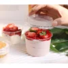 Disposable Pudding Cup   Jelly Mousse Tiramisu Cup With Lid   Transparent Plastic Dessert Cup Cake   Ice Cream Cup