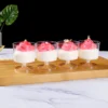 1pcs Clear Plastic Dessert Cups 2 Oz Mousse Cup Disposable Appetizer Cup Goblet Dessert Cup