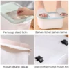 Rice storage box  rice box  push type food storage box with wheels