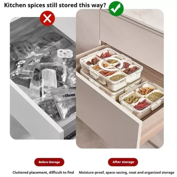 Food storage box  airtight box  transparent storage box  suitable for storing fruits and vegetables